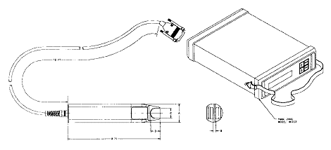 dinamometro 90061-XH: disegno quotato